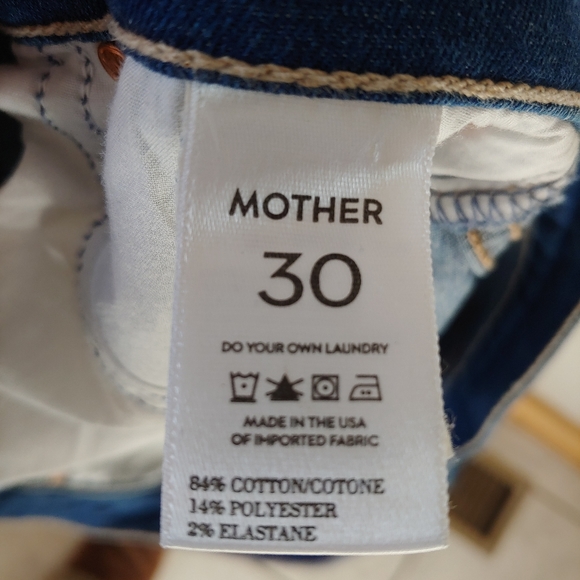 MOTHER The Runaway Flared Jeans Blue Skies & Promises Size 30 - Picture 16 of 16